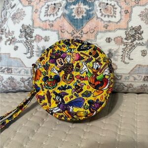 Mickey Mouse Colorful Cartoon Character Round Bag